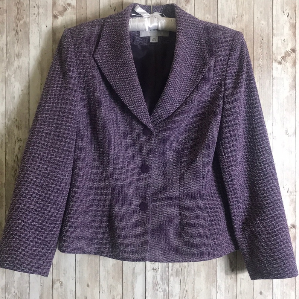Sag Harbor Purple Skirt/Jacket Set